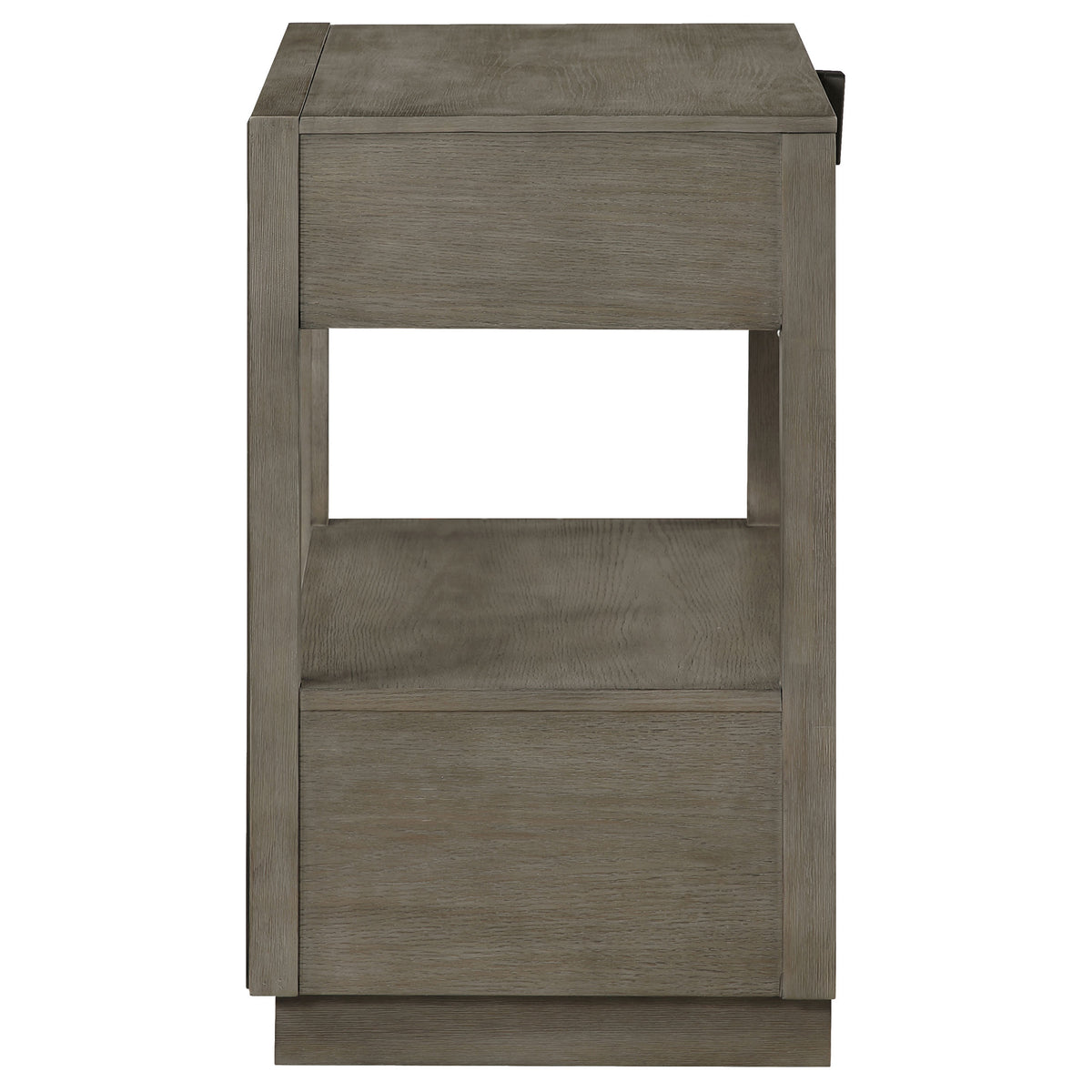 Durango 2-drawer Nightstand with USB Ports Taupe Oak