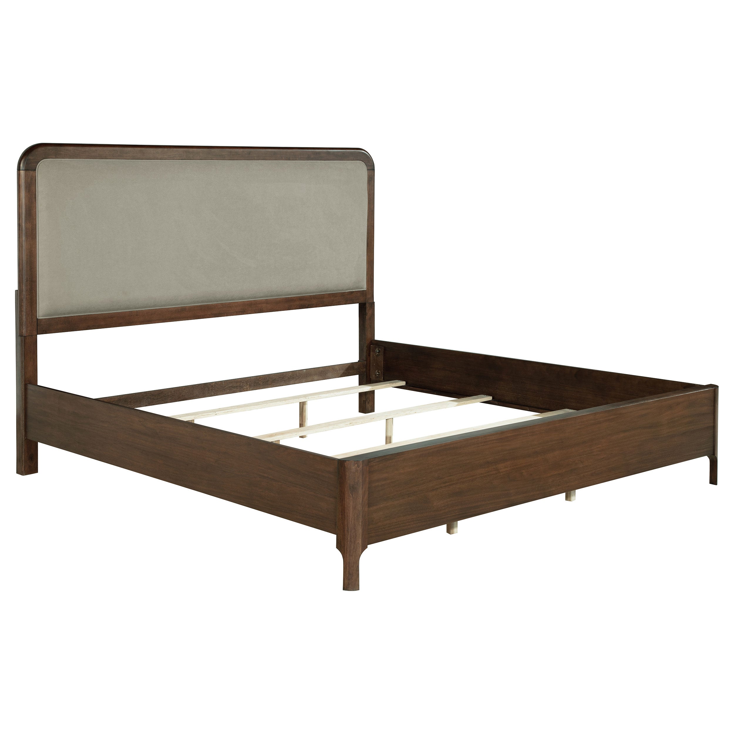Maderia Wood Panel Bed