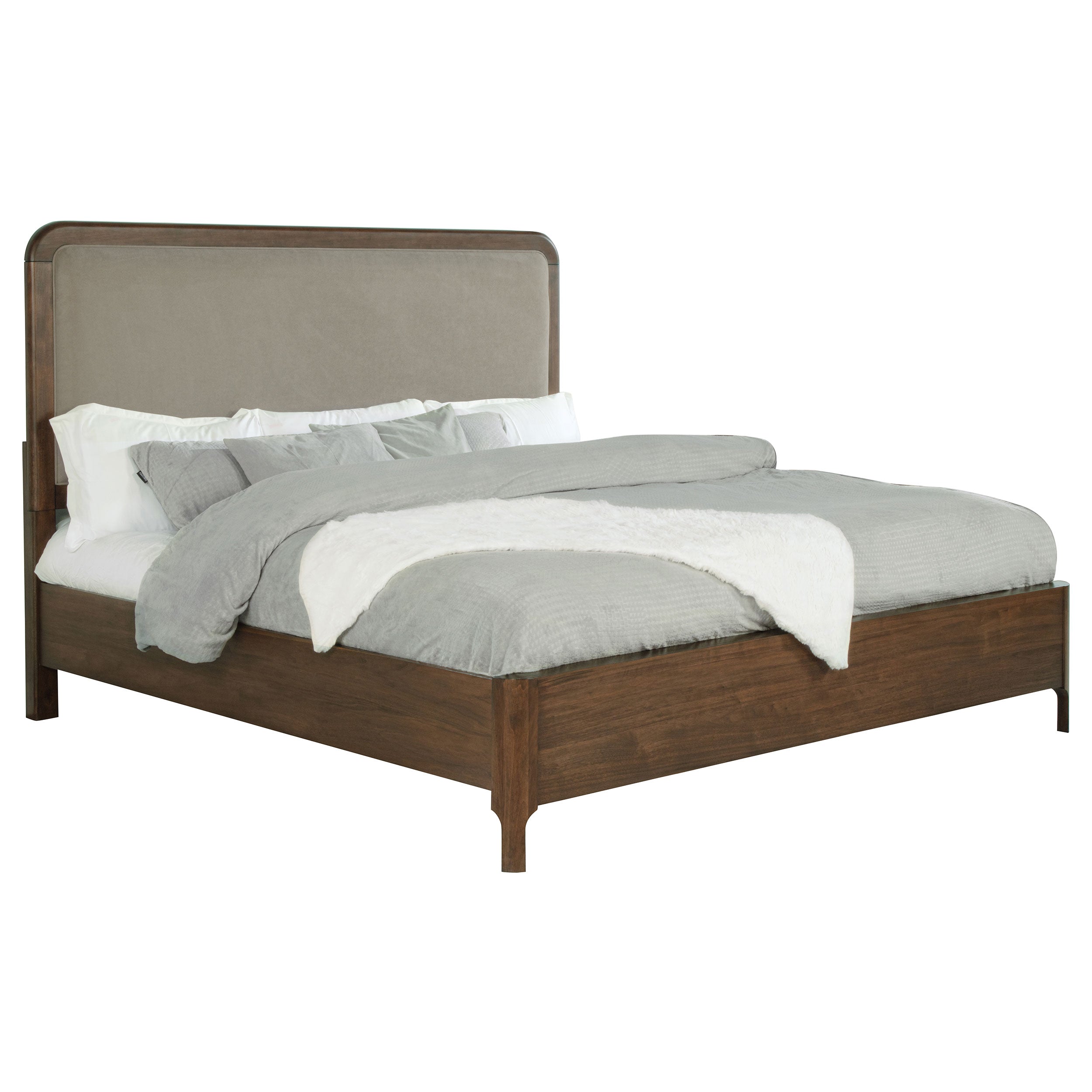 Maderia Wood Panel Bed