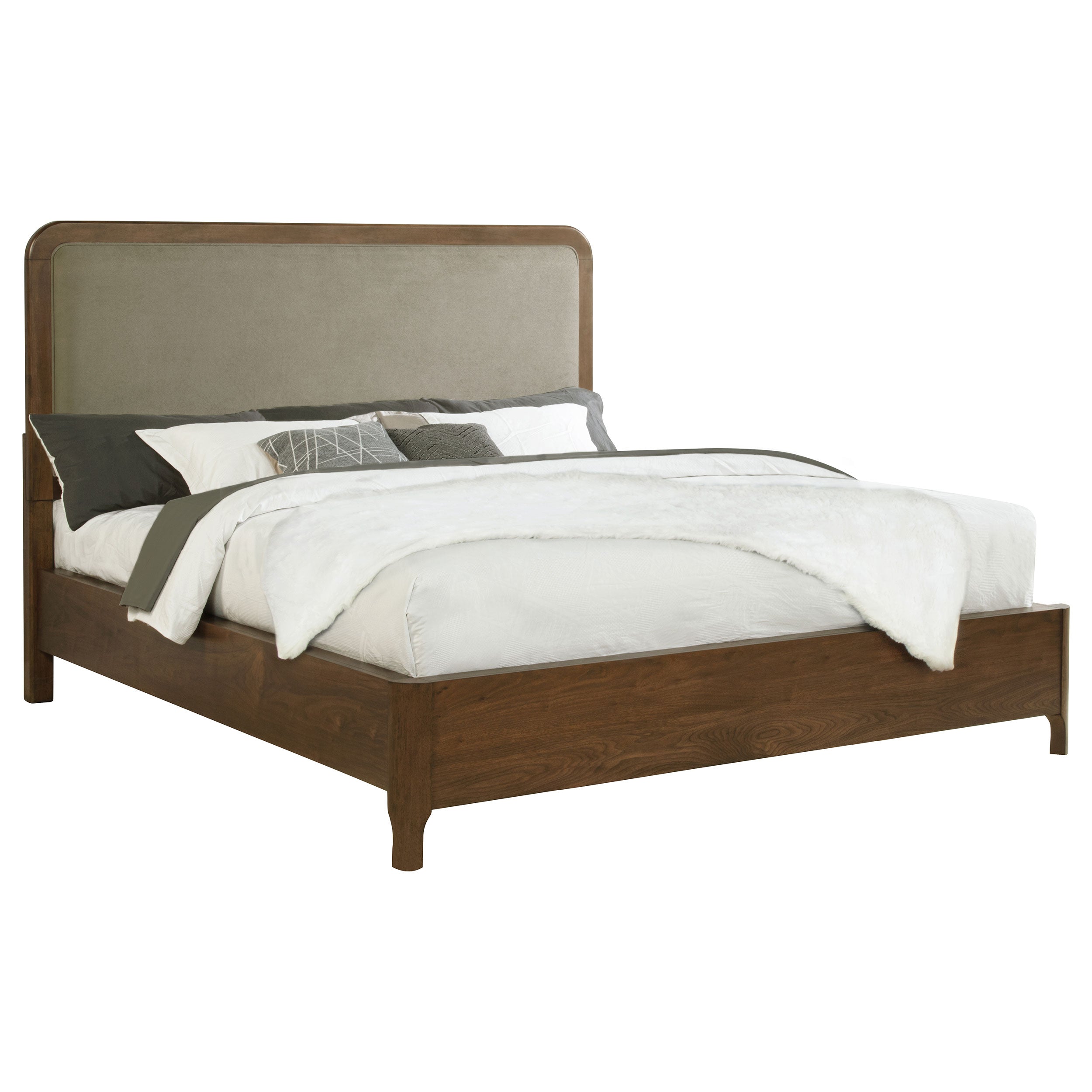 Maderia Wood Panel Bed