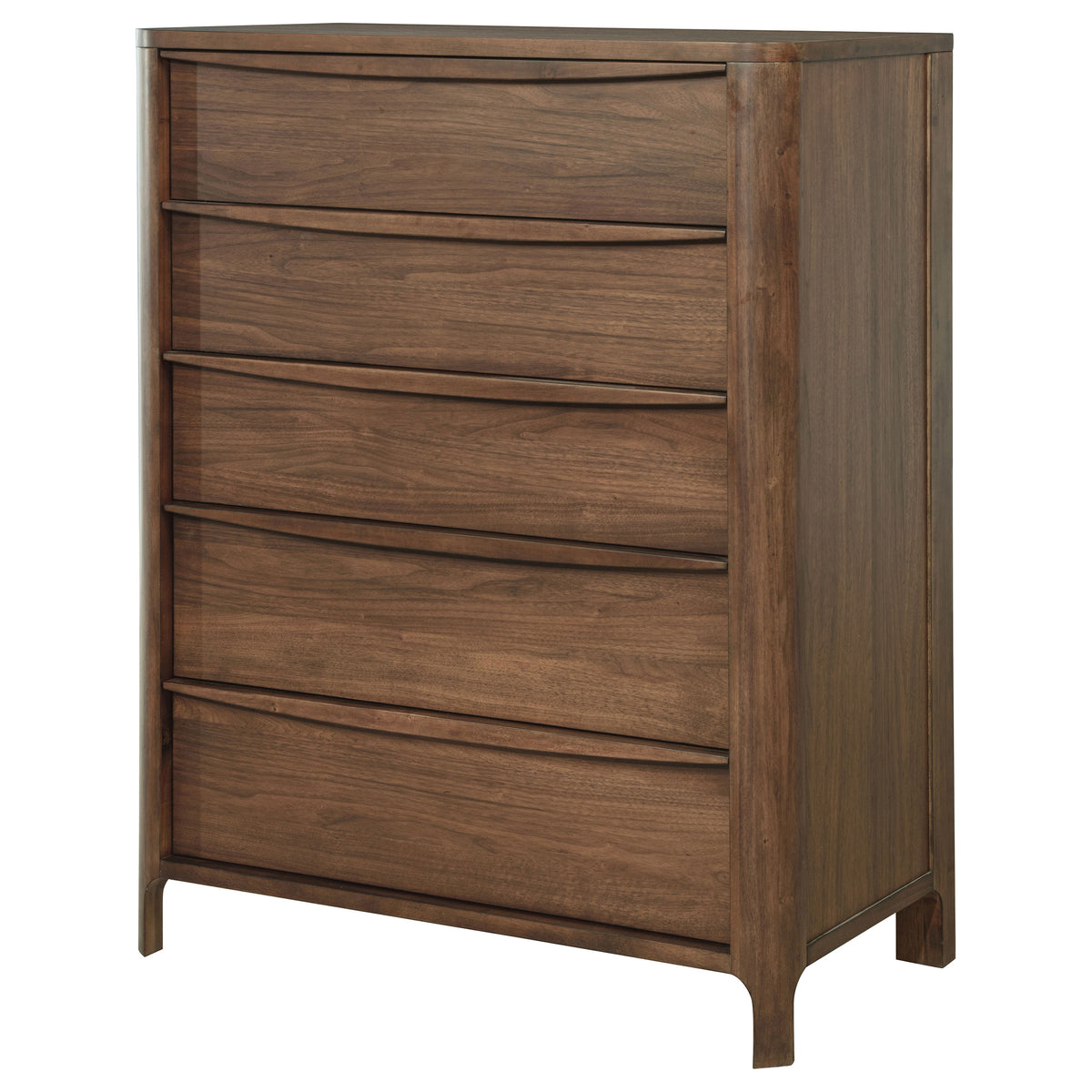 Maderia 5-drawer Bedroom Chest Walnut