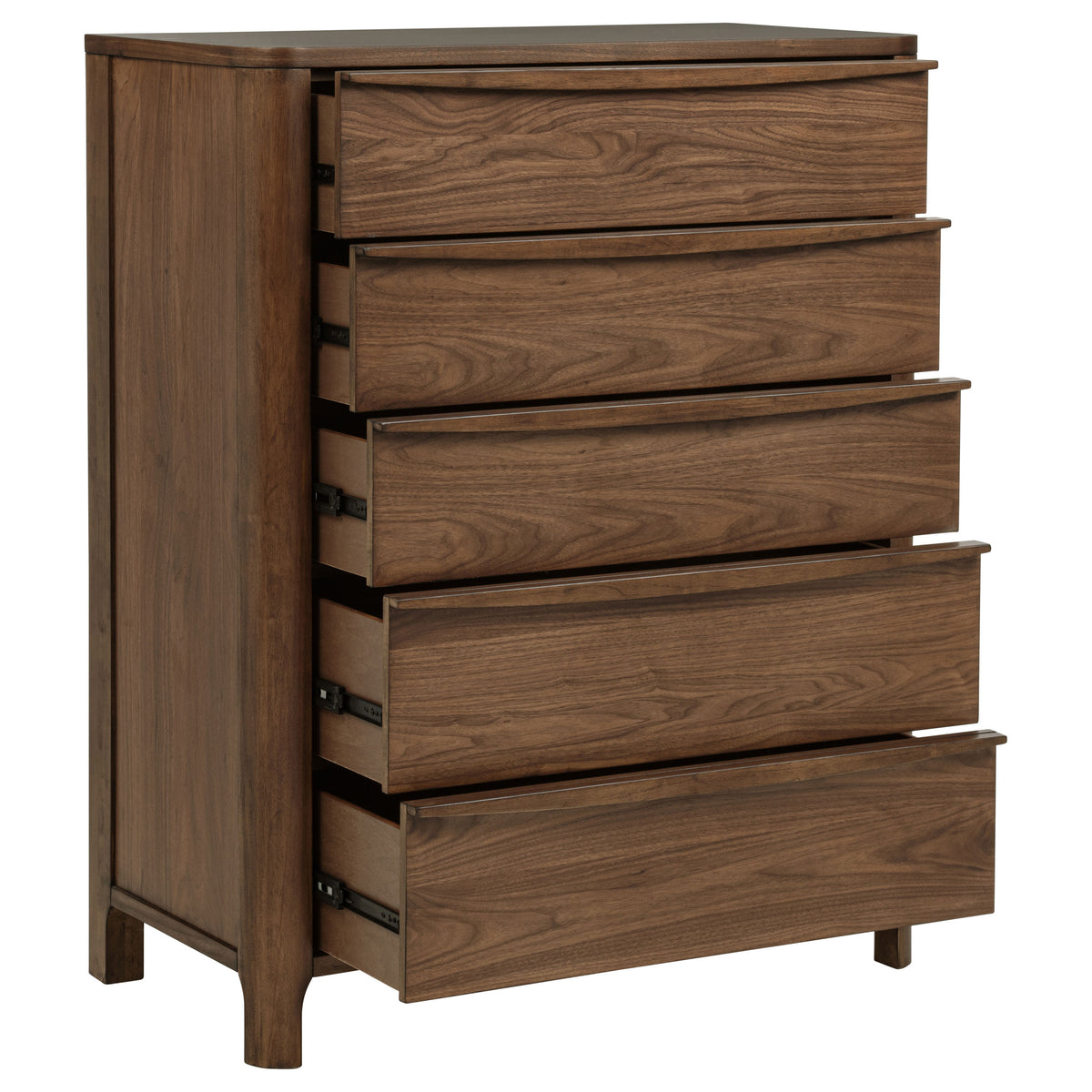 Maderia 5-drawer Bedroom Chest Walnut