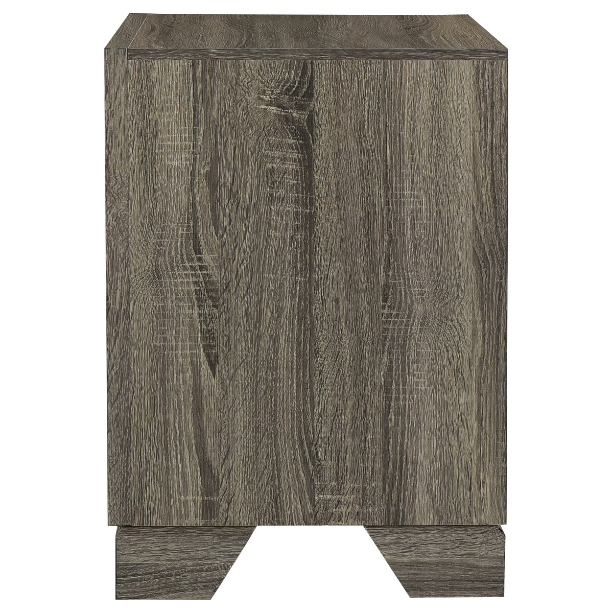 Wright 2-drawer Nightstand Brown Oak