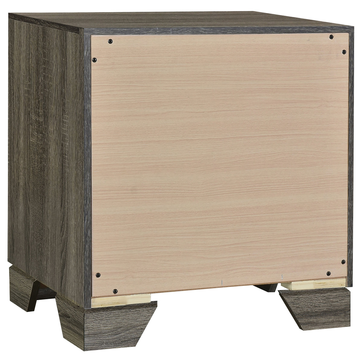 Wright 2-drawer Nightstand Brown Oak