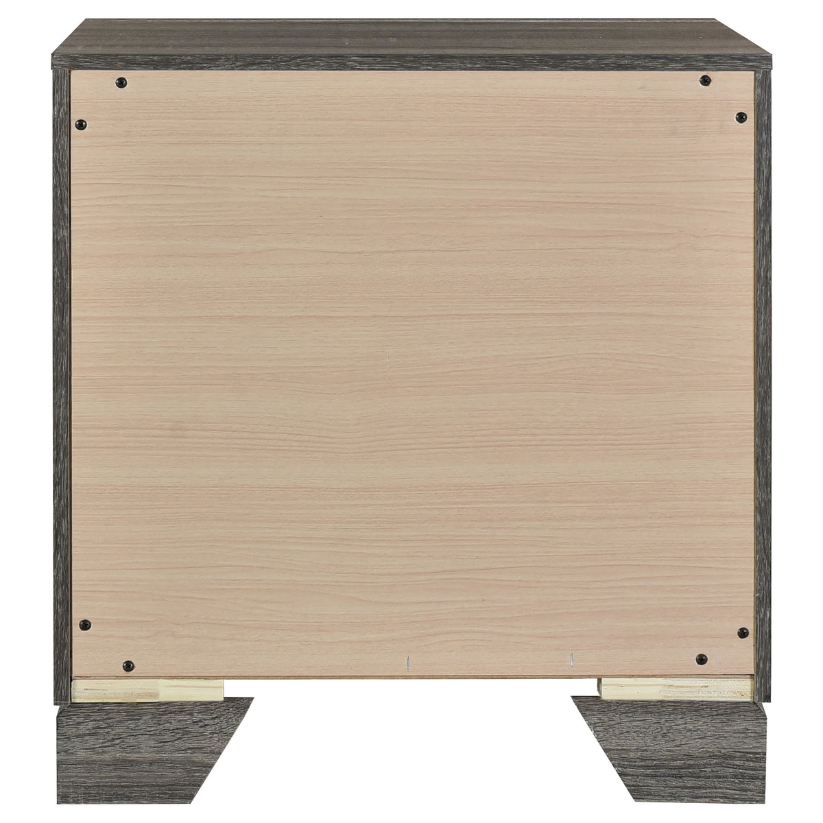 Wright 2-drawer Nightstand Brown Oak