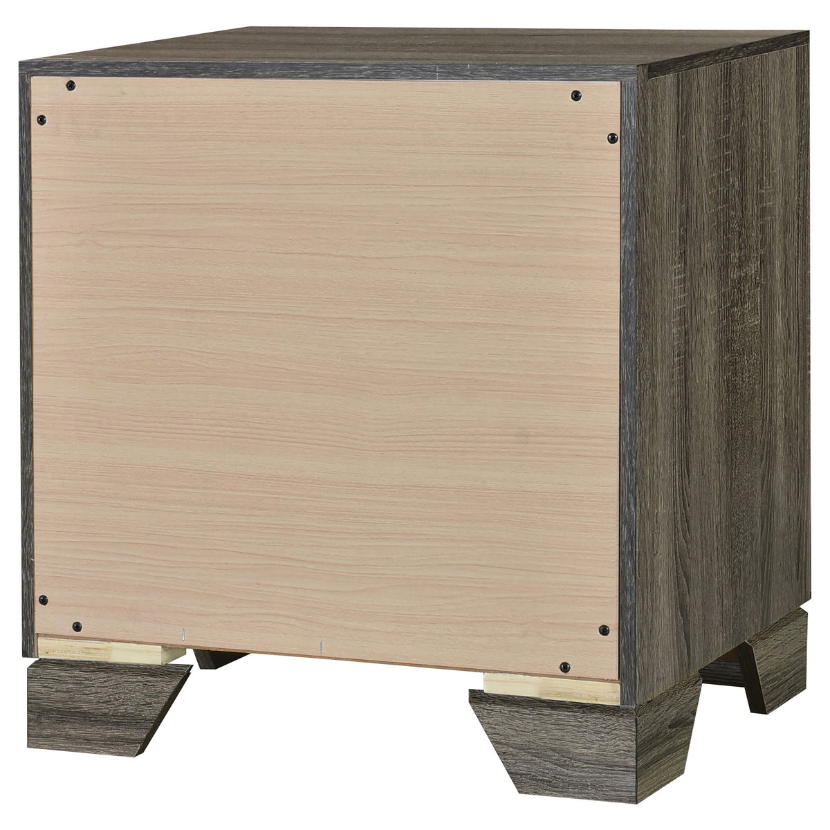 Wright 2-drawer Nightstand Brown Oak