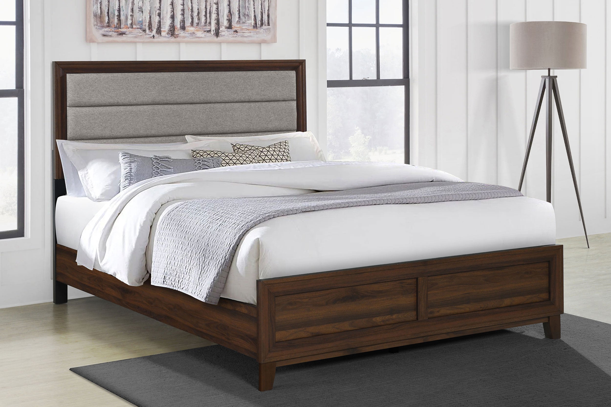 Welsley Wood Panel Bed