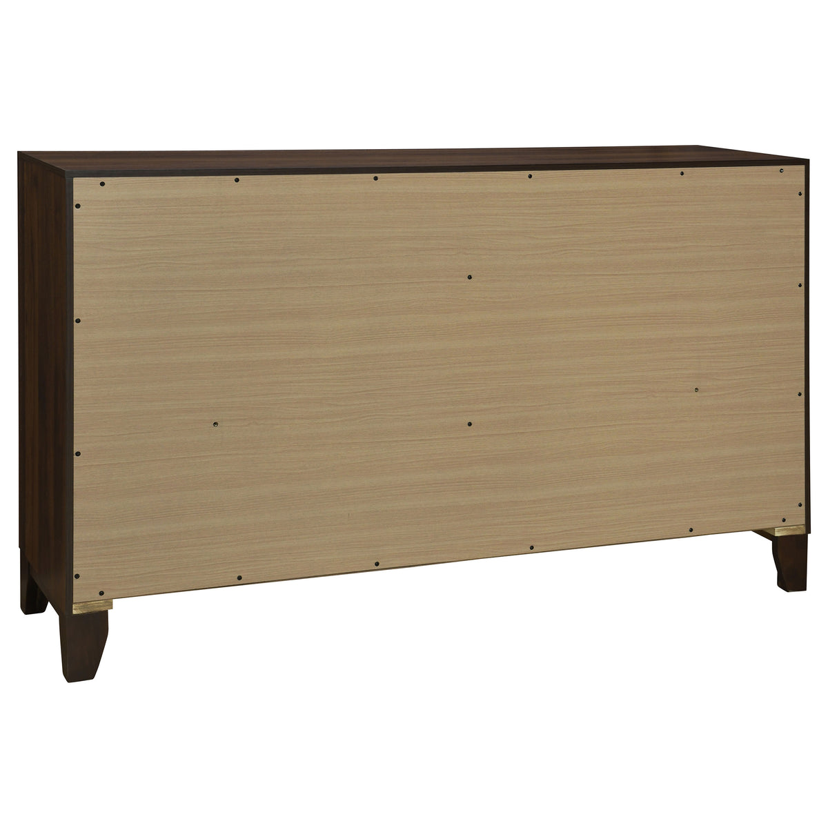 Welsley 4-piece California King Bedroom Set with Upholstered Bed Walnut