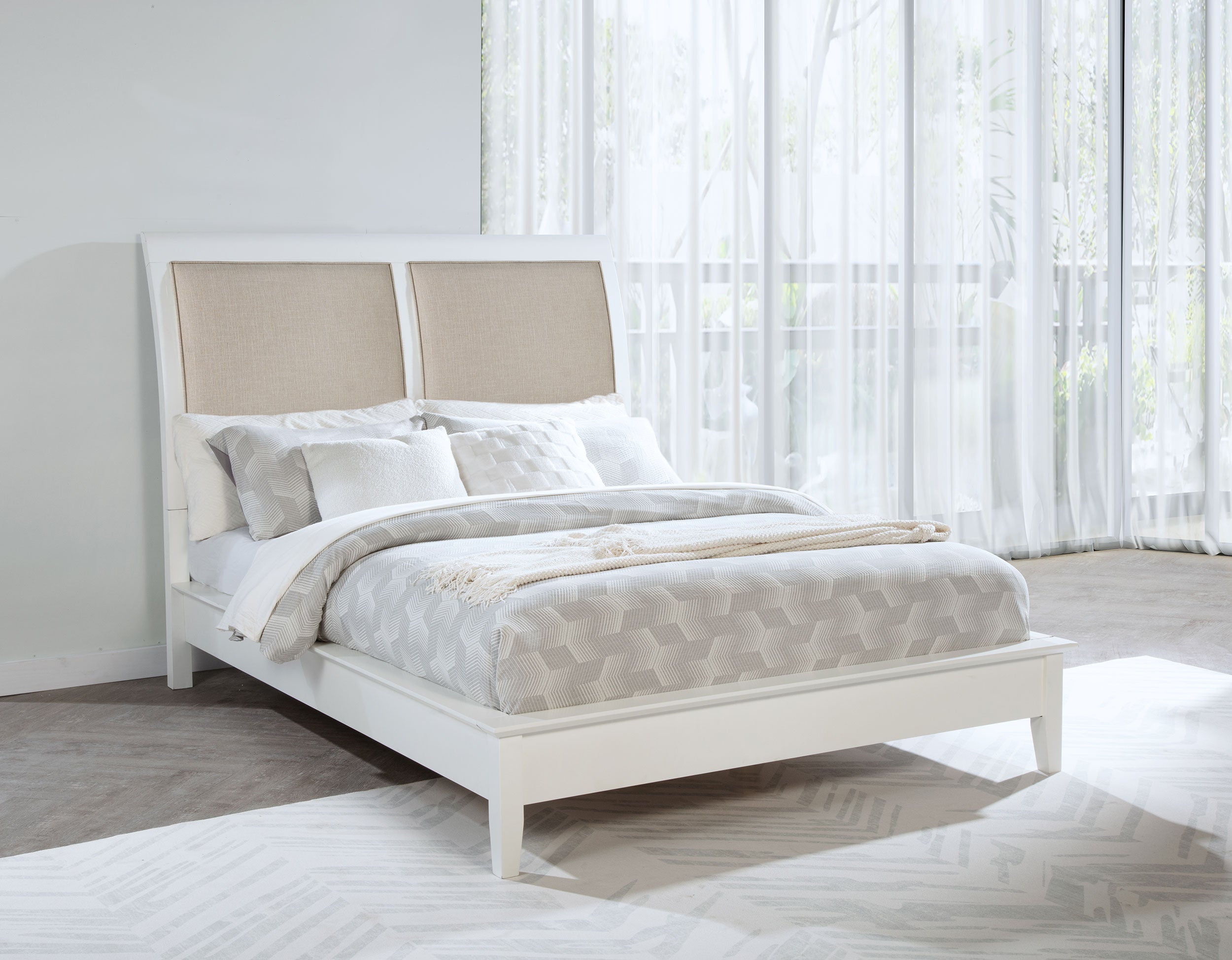 Bexhill Wood Panel Bed