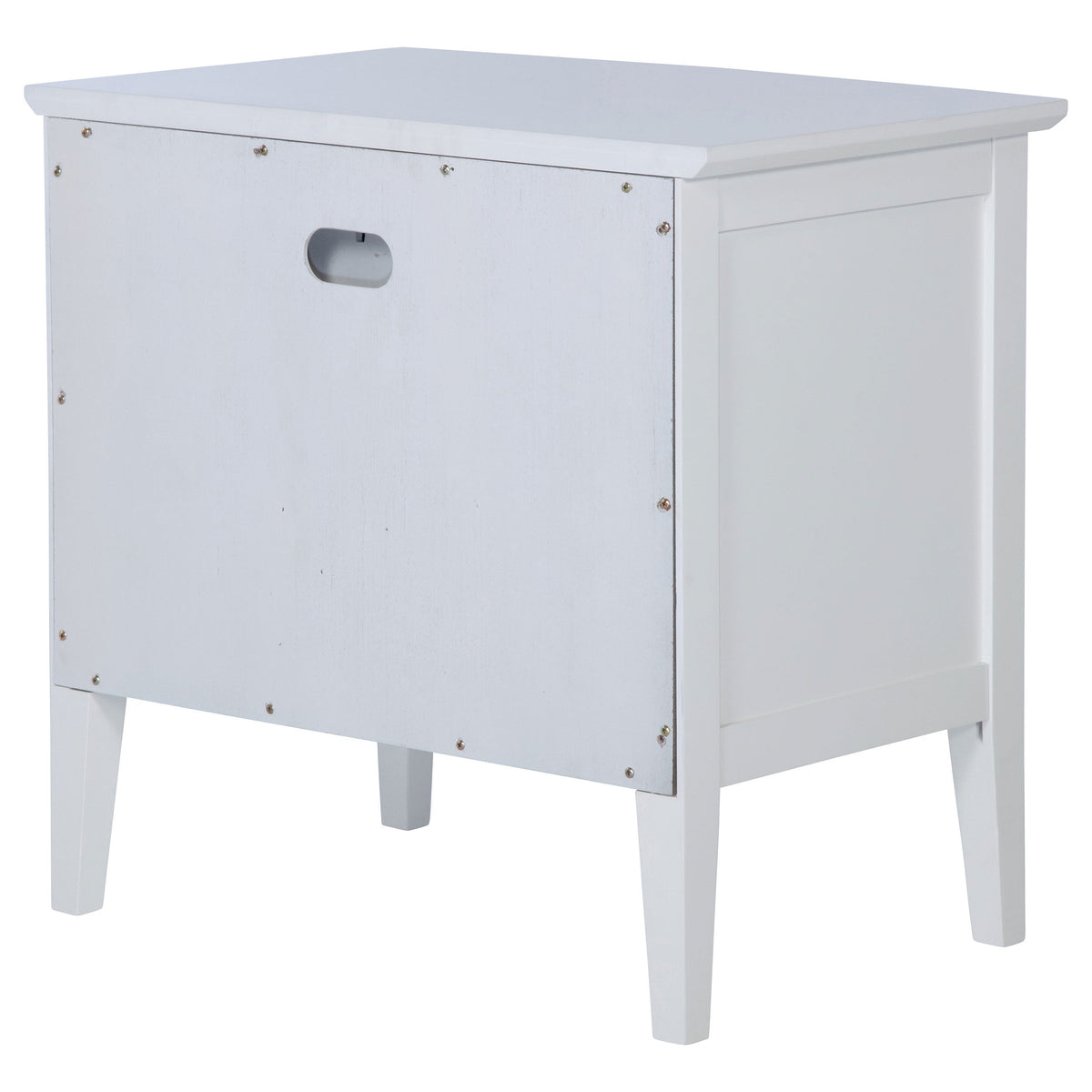 Bexhill 1-drawer Nightstand with Shelf White