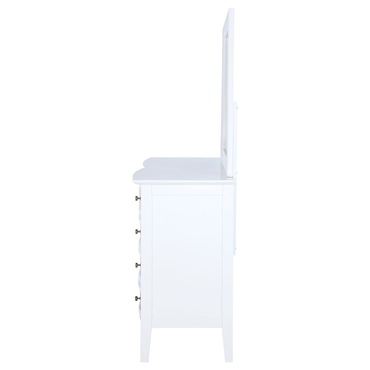 Bexhill 10-drawer Dresser with Mirror White