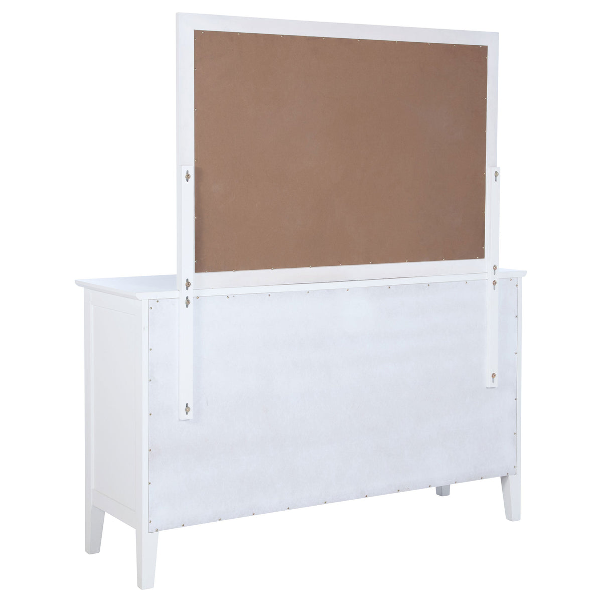 Bexhill 10-drawer Dresser with Mirror White