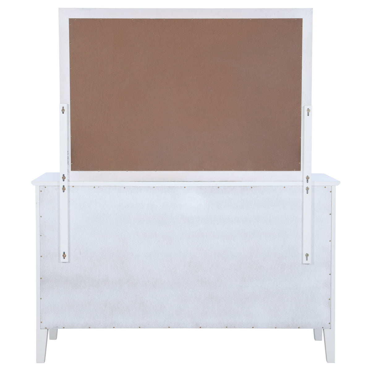 Bexhill 10-drawer Dresser with Mirror White