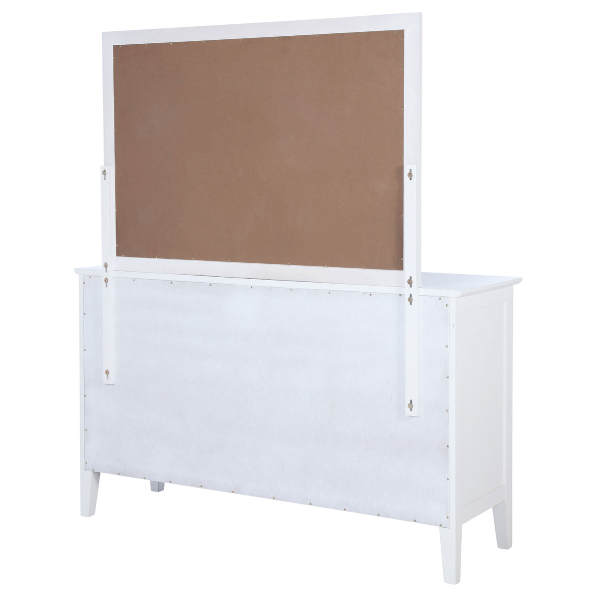 Bexhill 10-drawer Dresser with Mirror White