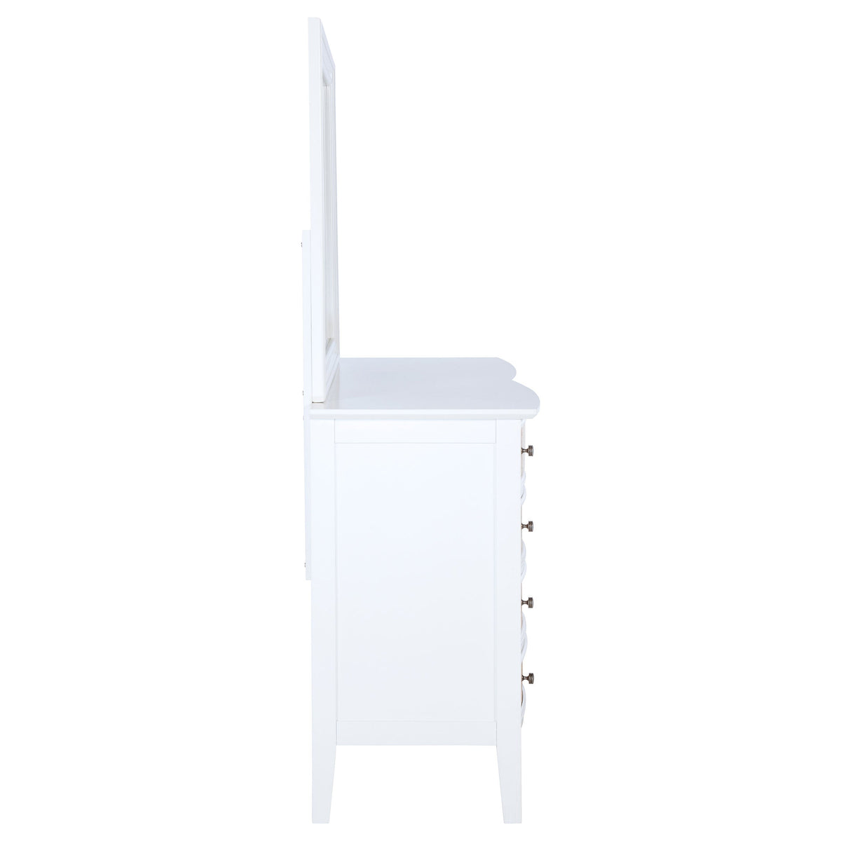 Bexhill 10-drawer Dresser with Mirror White