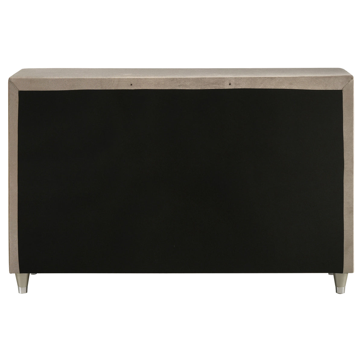 Antonella Upholstered 7-drawer Dresser Ivory and Camel