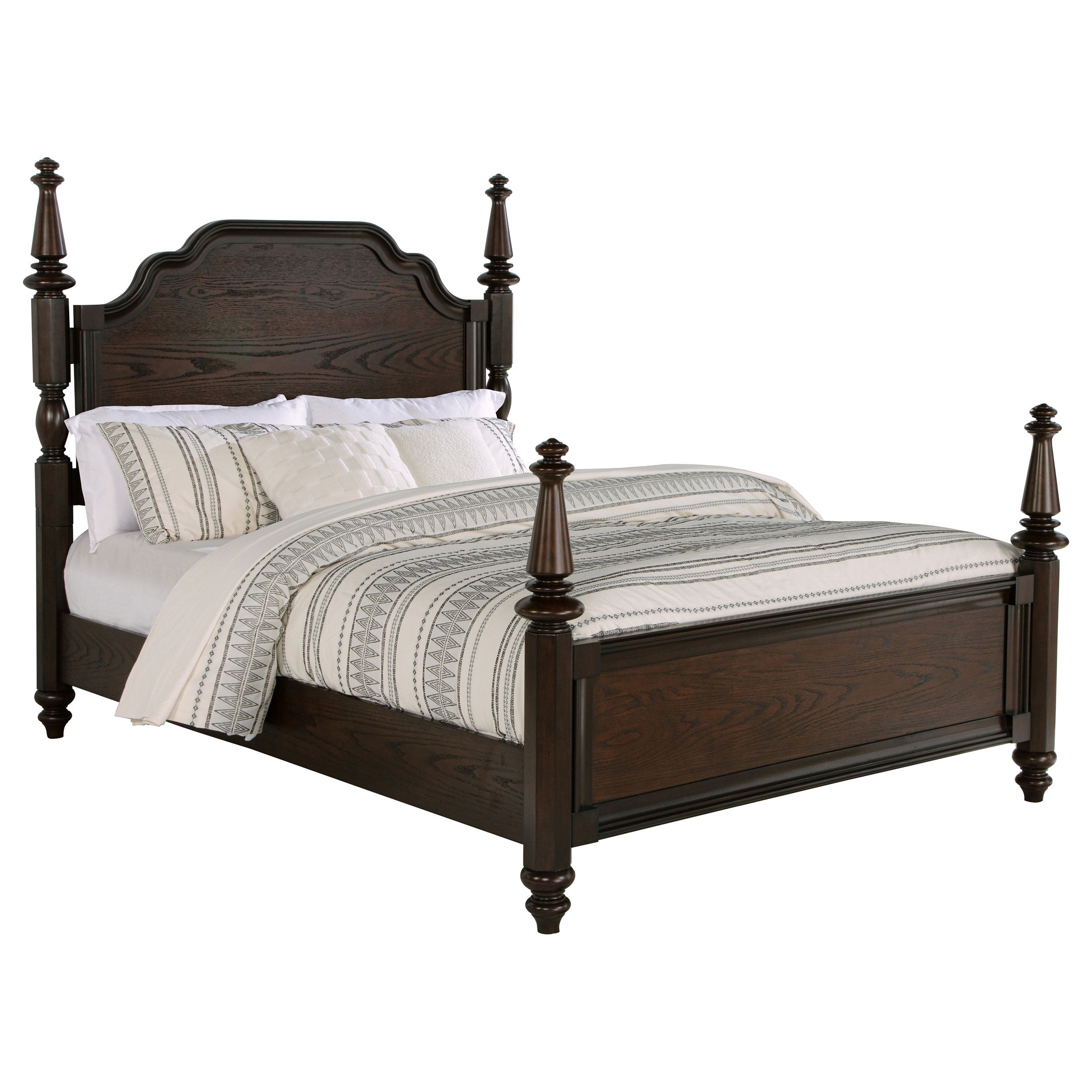 Andover Wood Four-Poster Bed