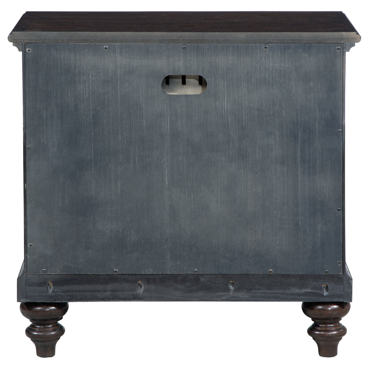 Andover 1-drawer Nightstand with Open Cubby Dark Oak