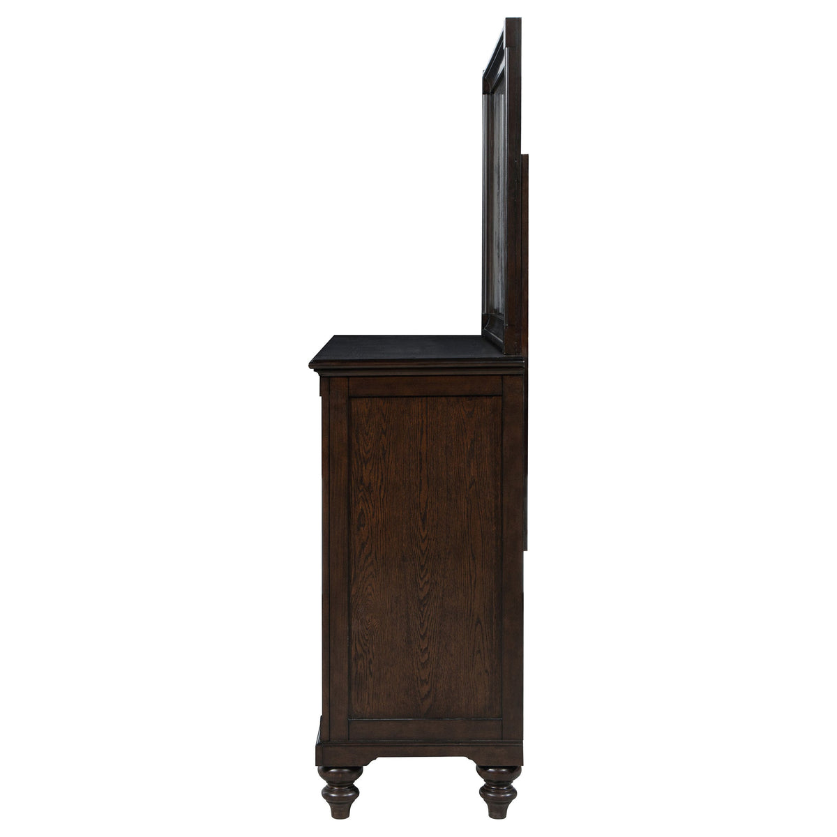 Andover 8-drawer Dresser with Mirror Dark Oak