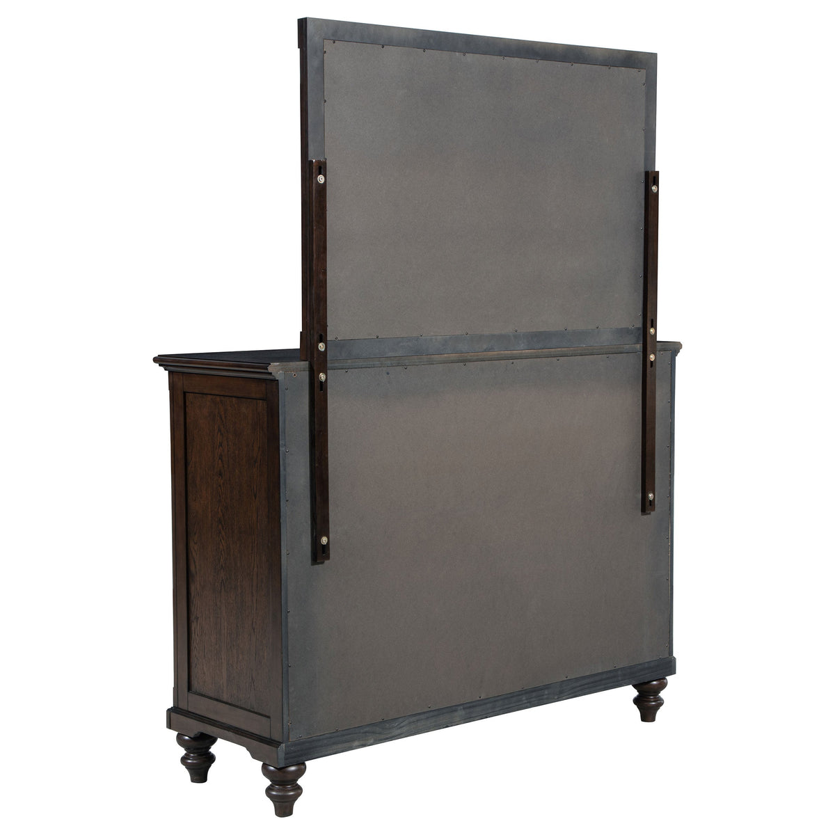 Andover 8-drawer Dresser with Mirror Dark Oak