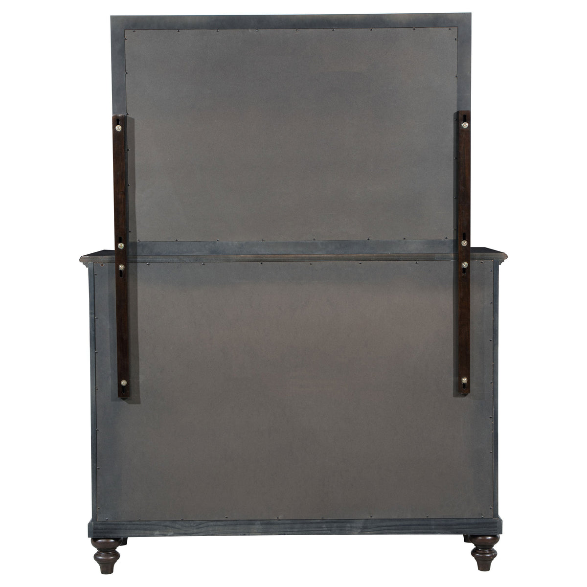Andover 8-drawer Dresser with Mirror Dark Oak
