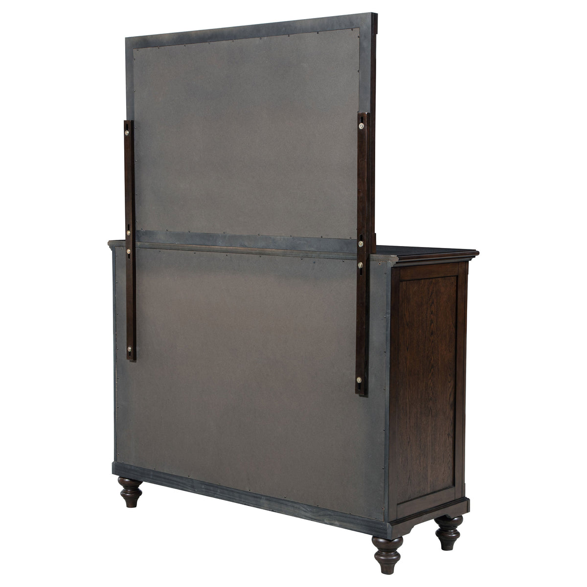 Andover 8-drawer Dresser with Mirror Dark Oak