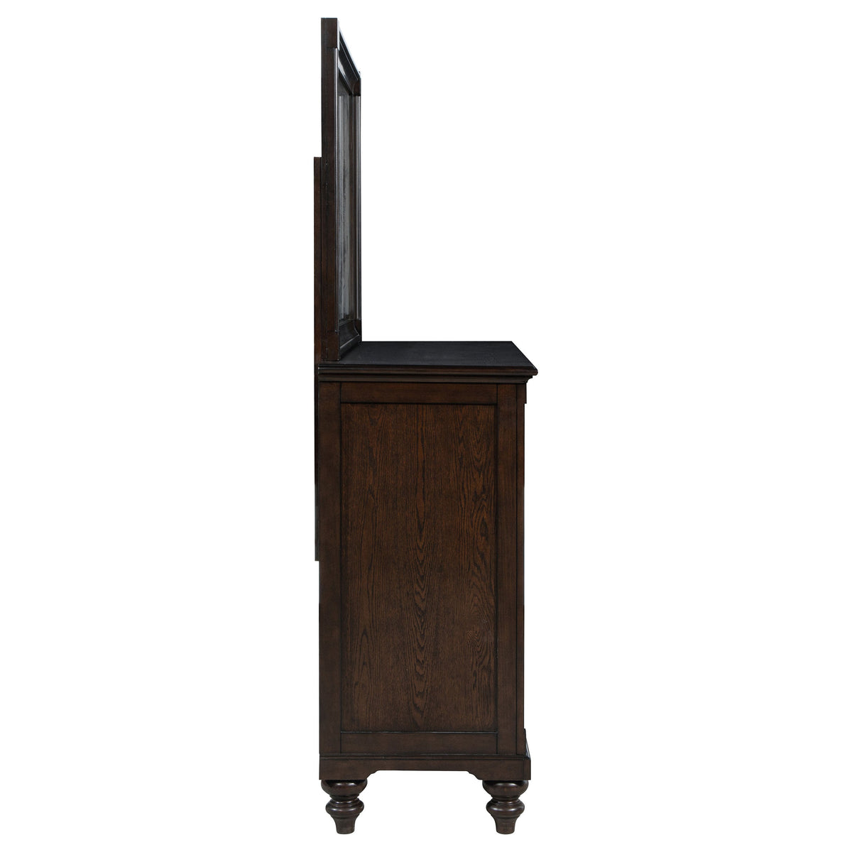 Andover 8-drawer Dresser with Mirror Dark Oak
