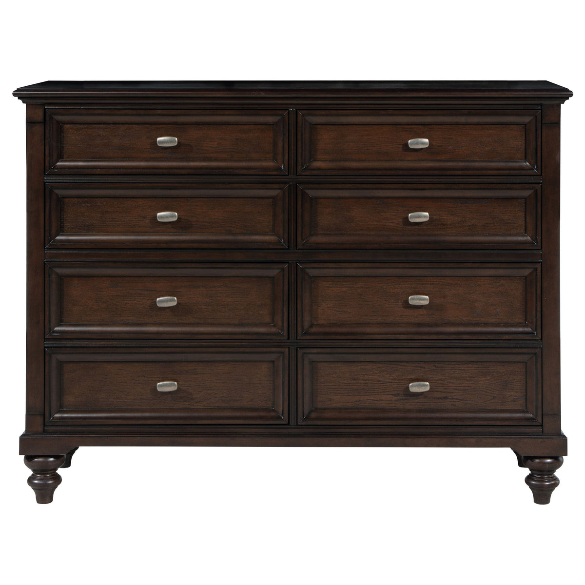 Andover 8-drawer Dresser Dark Oak