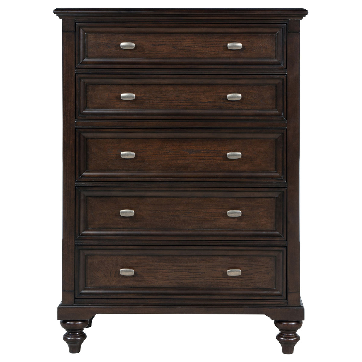 Andover 5-drawer Bedroom Chest Dark Oak