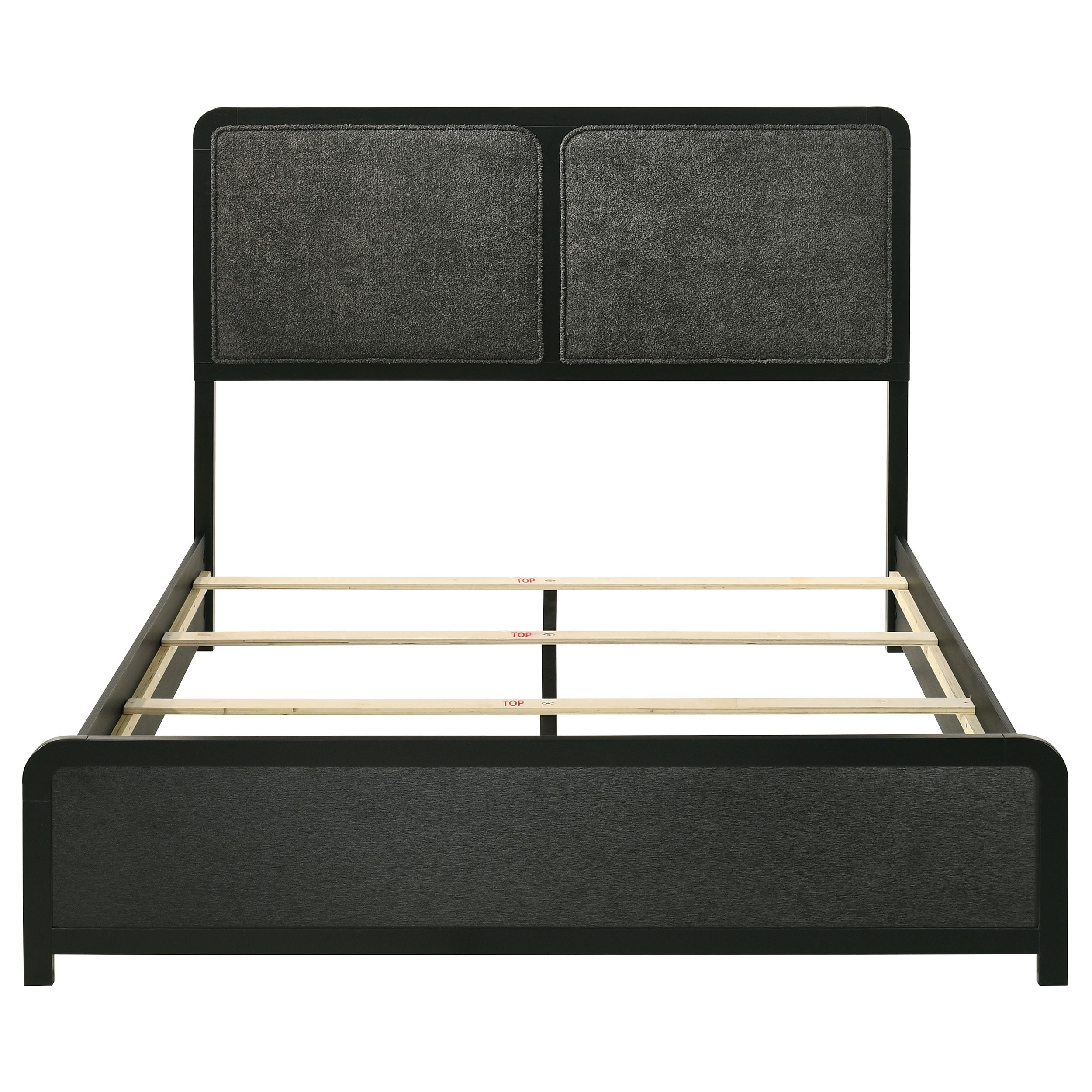 Cavelle Wood Panel Bed