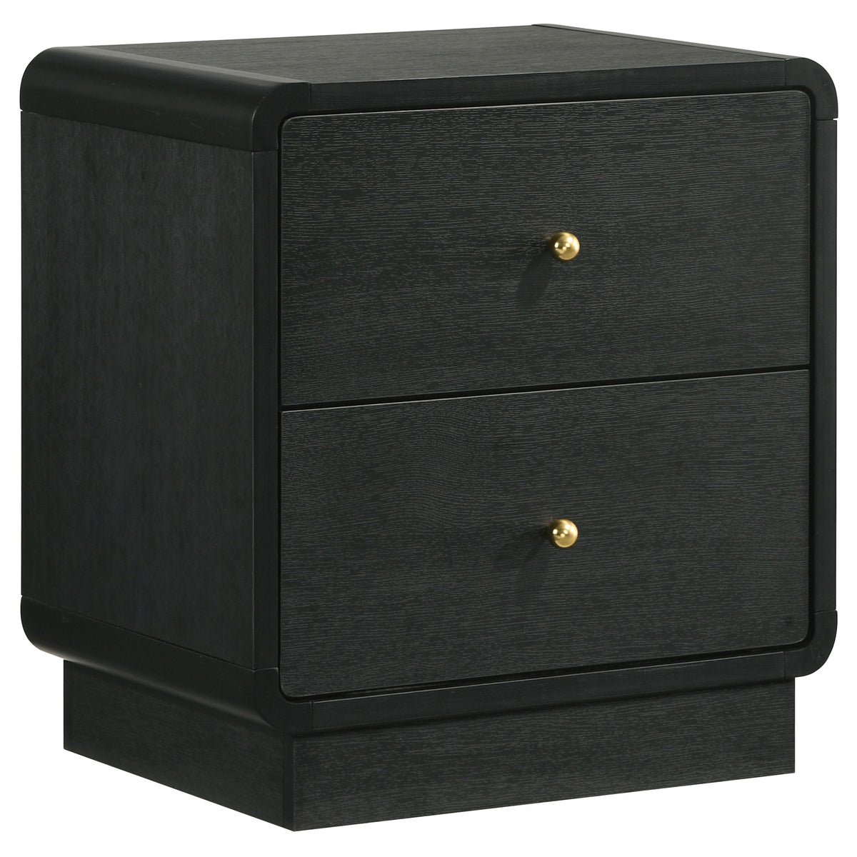 Cavelle 2-drawer Nightstand Black