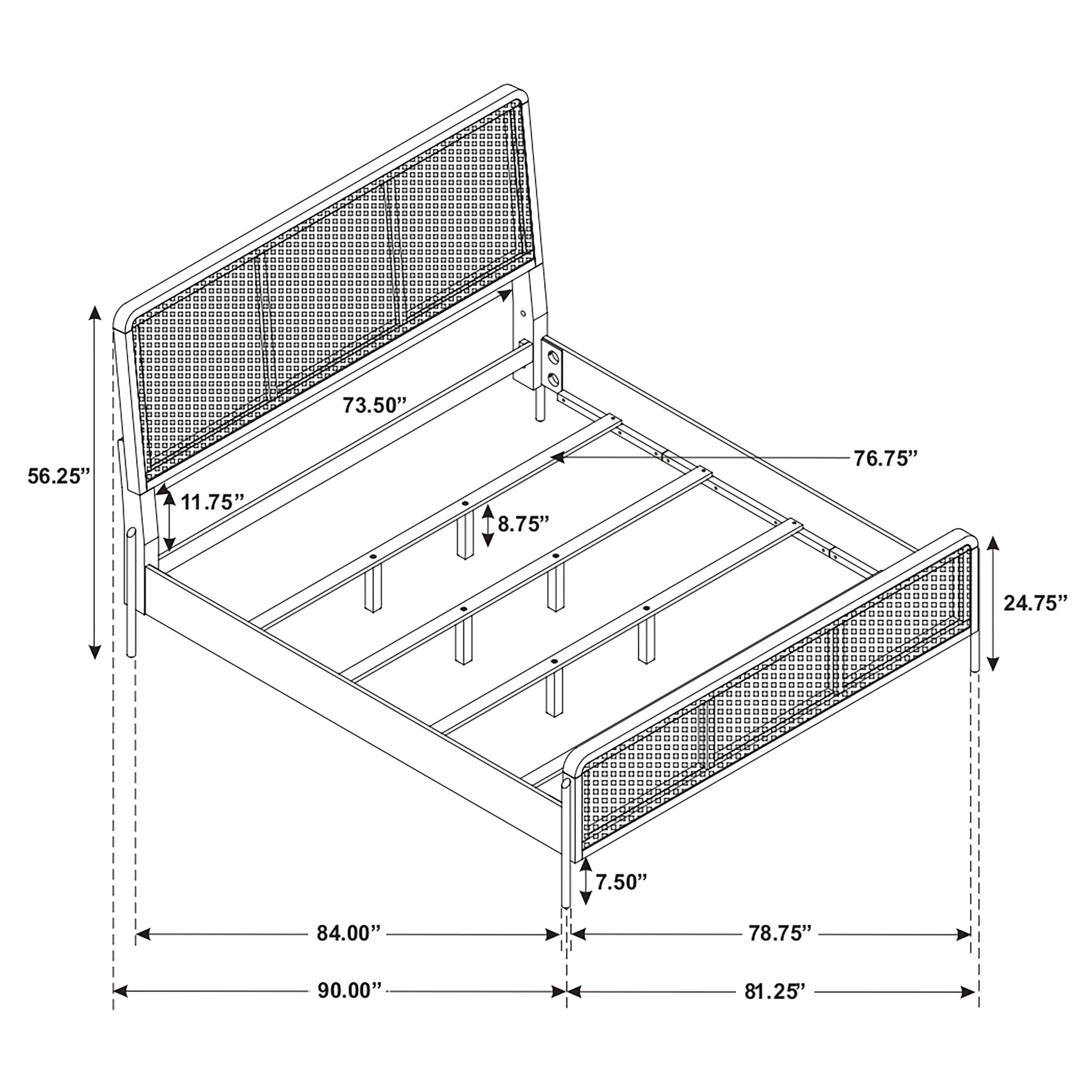 Arini Bedroom Set (Cane Bed)