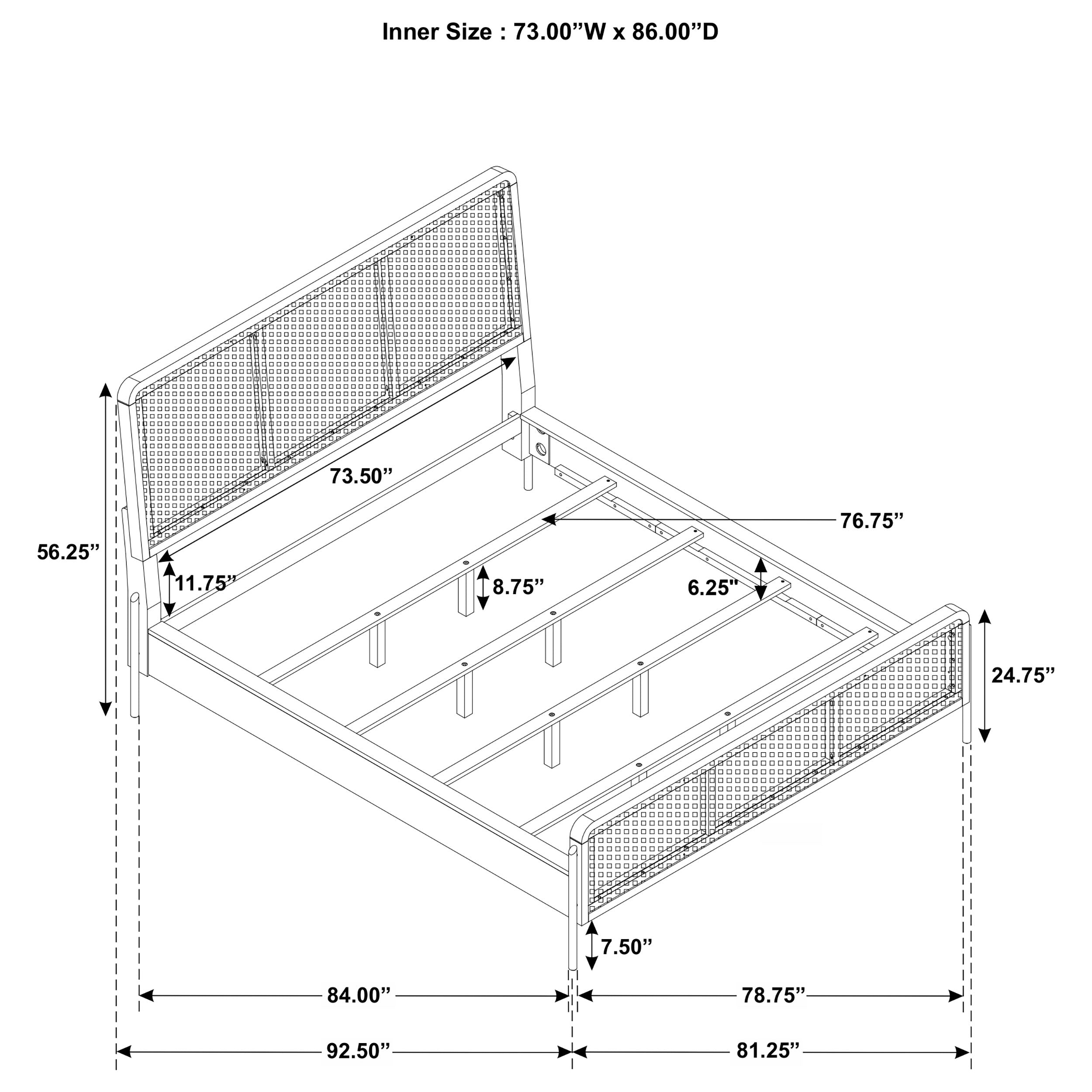 Arini Bedroom Set (Cane Bed)