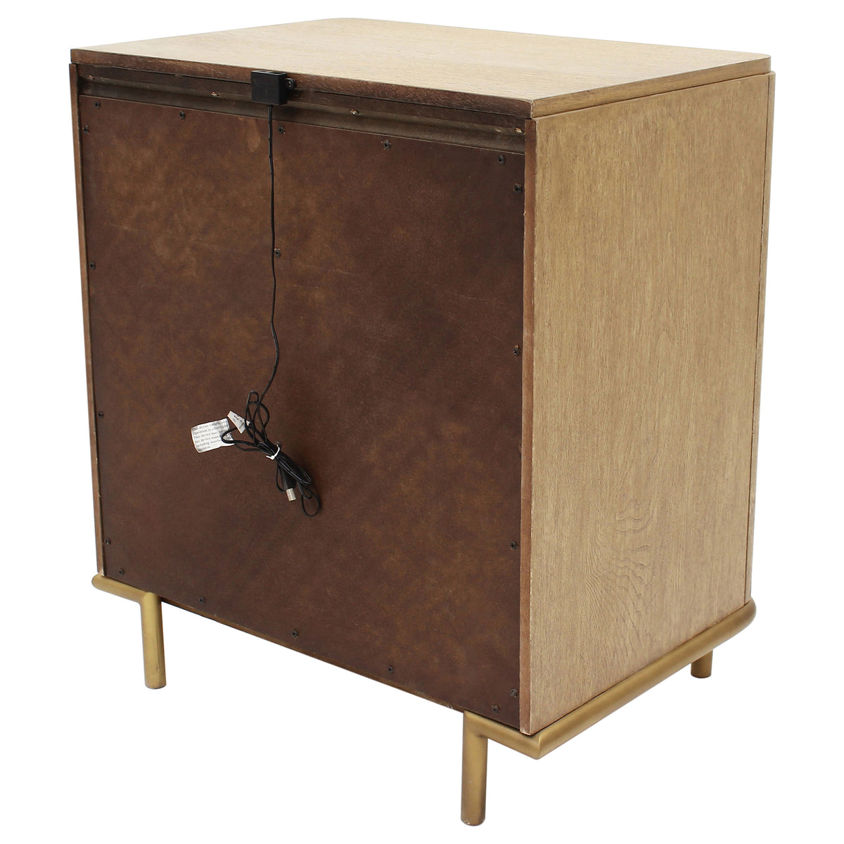 Arini 3-drawer Nightstand with USB Ports Sand Wash