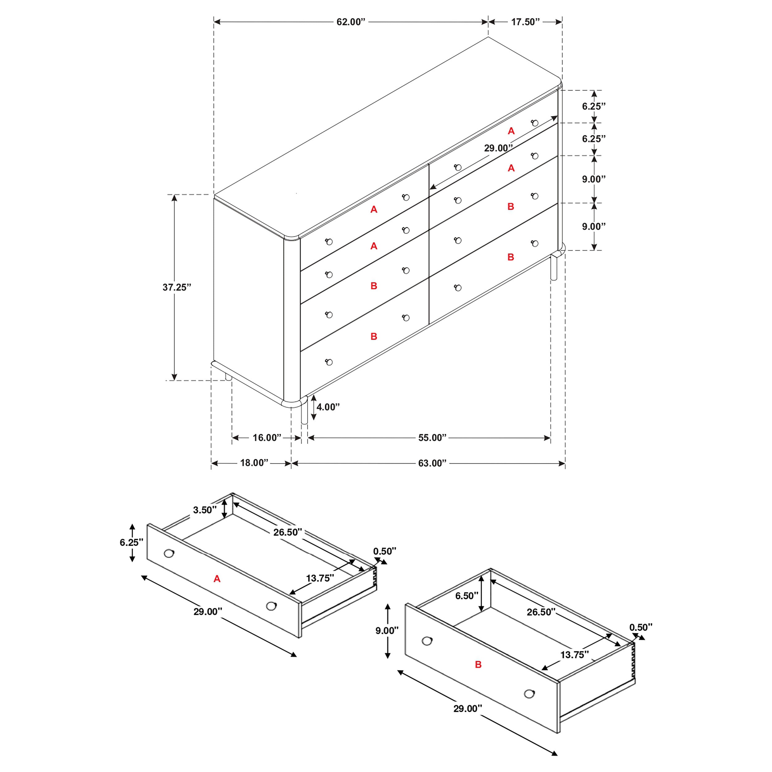 Arini Bedroom Set (Cane Bed)