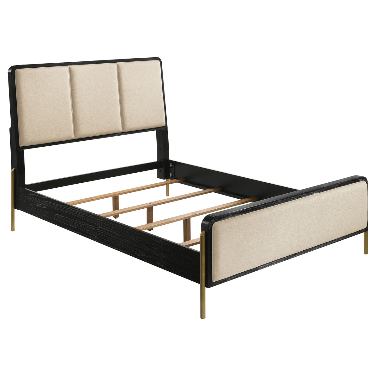 Arini 5-piece California King Bedroom Set with Upholstered Bed Black