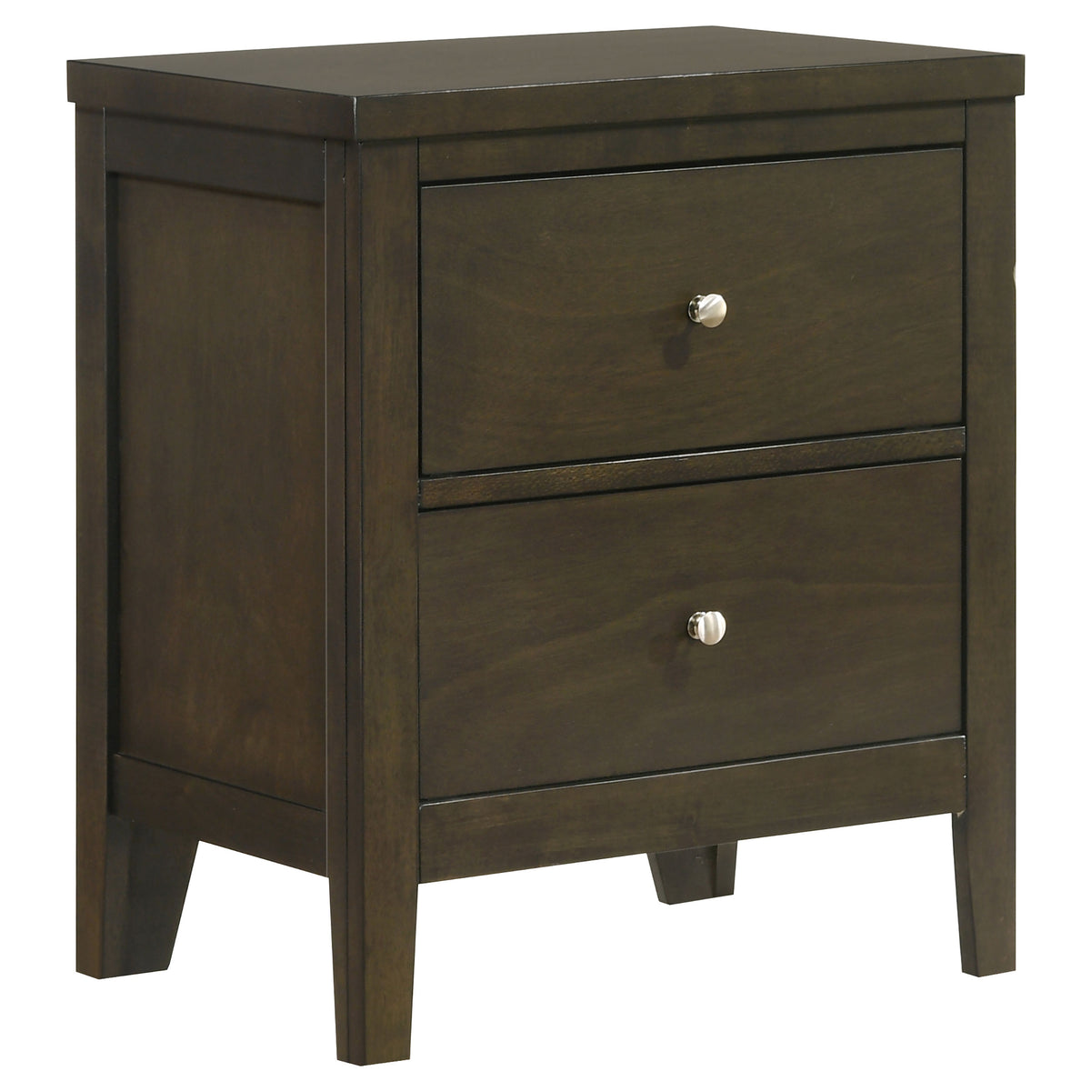 Wilkes 2-drawer Nightstand Dark Cocoa