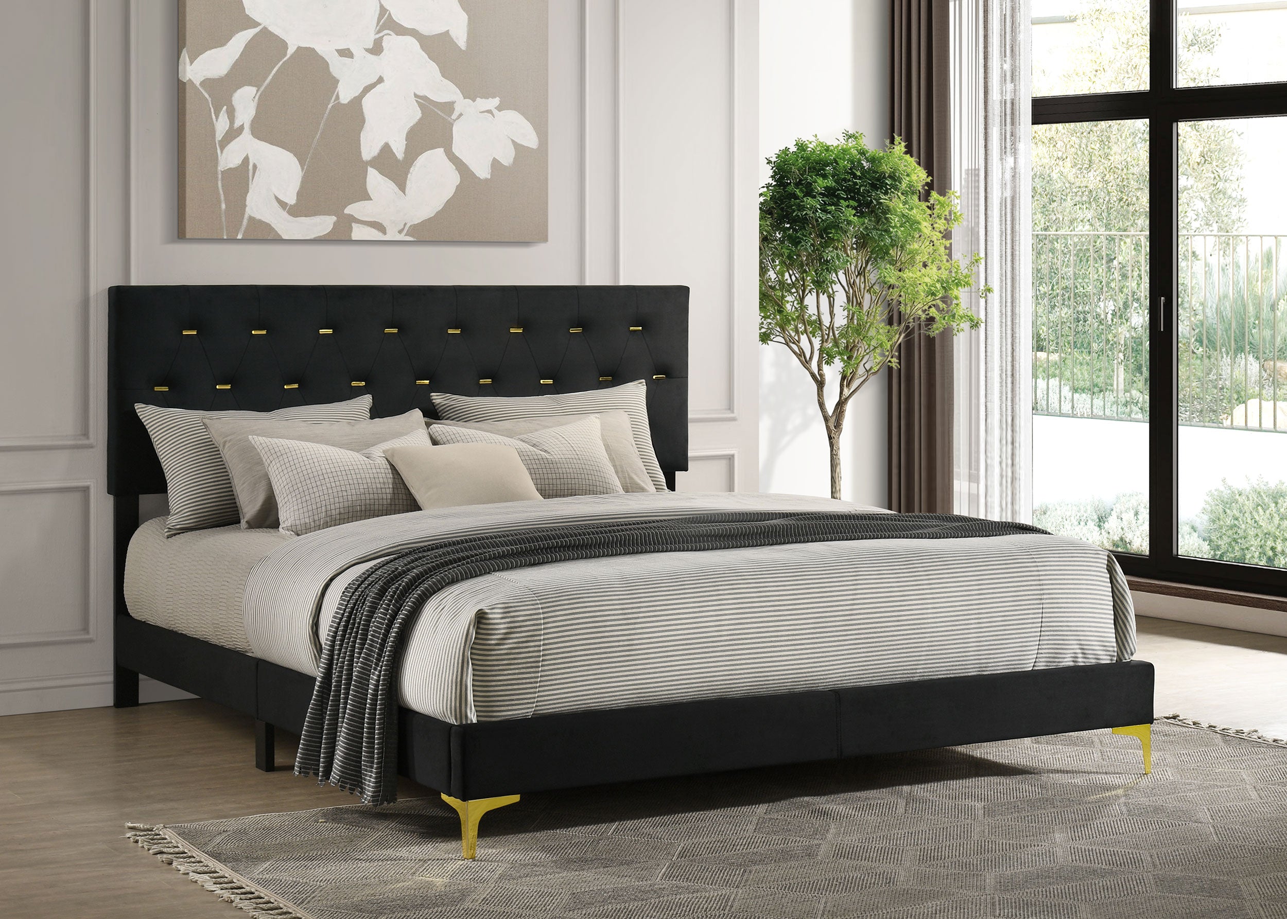 Kendall Upholstered Panel Bed