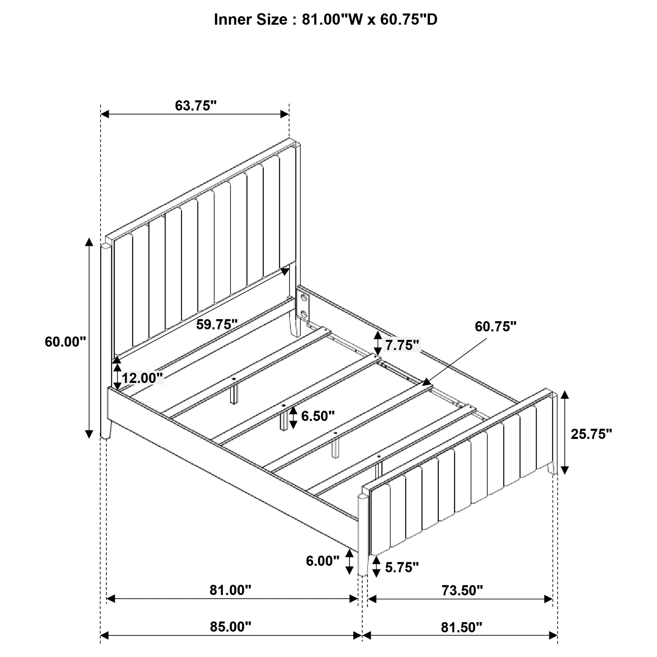 Brookmead Bedroom Set (Upholstered Bed)