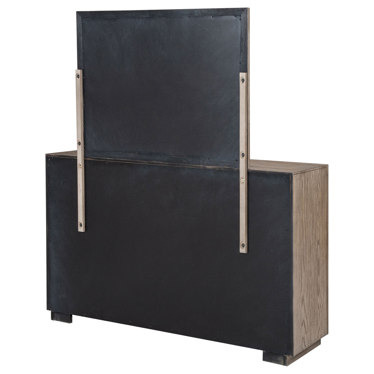 Kenora 6-drawer Dresser with Mirror Barley Brown