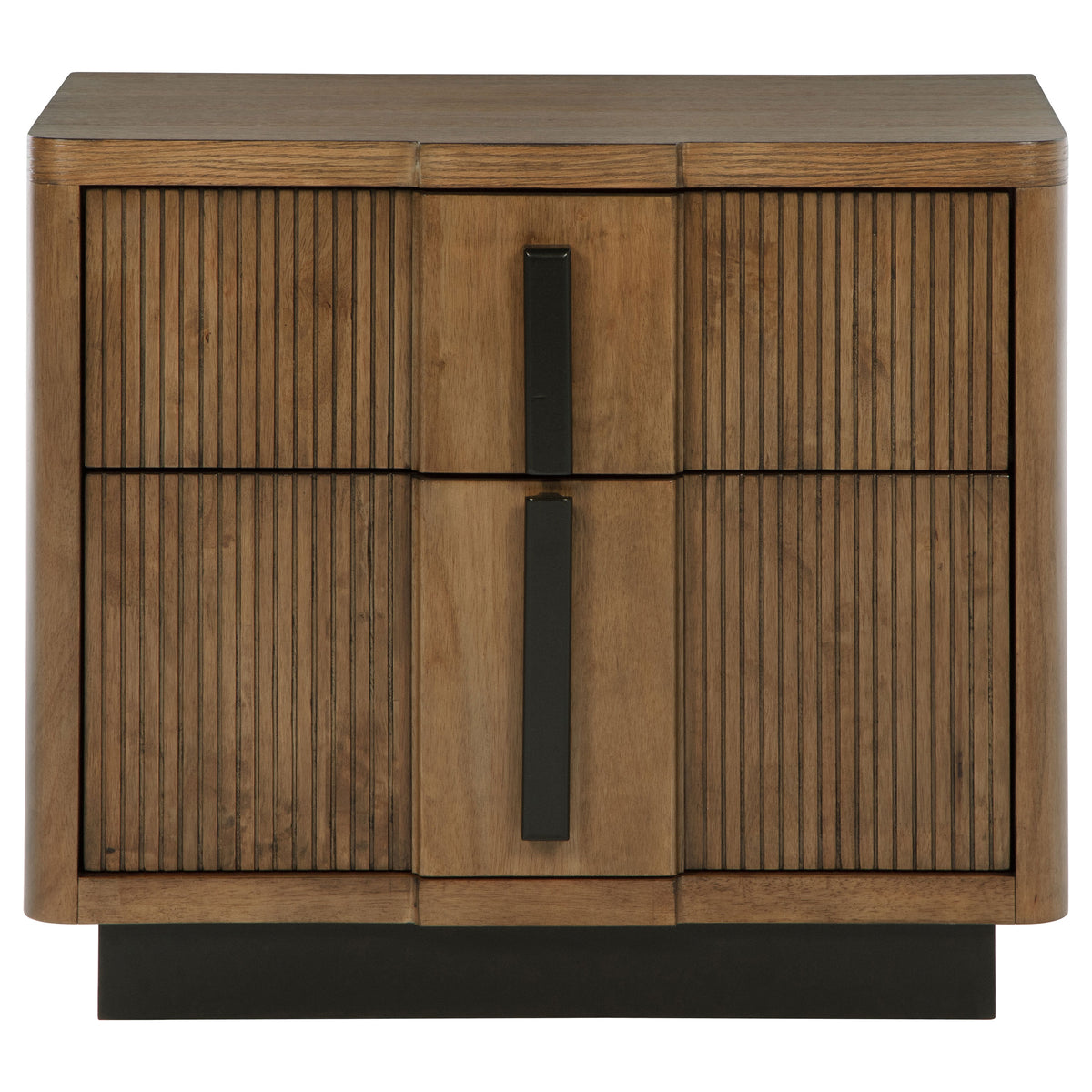 Terrace 2-drawer Nightstand Ash Brown