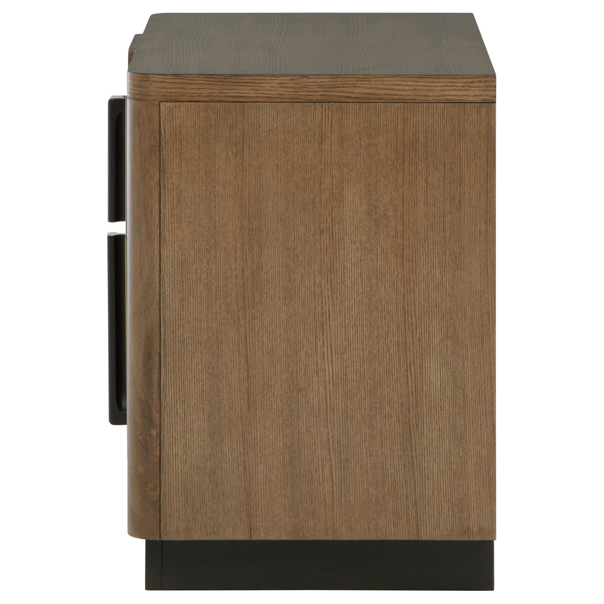 Terrace 2-drawer Nightstand Ash Brown