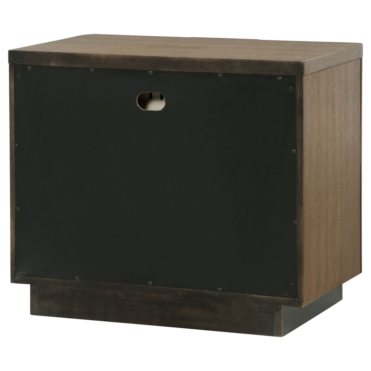 Terrace 2-drawer Nightstand Ash Brown