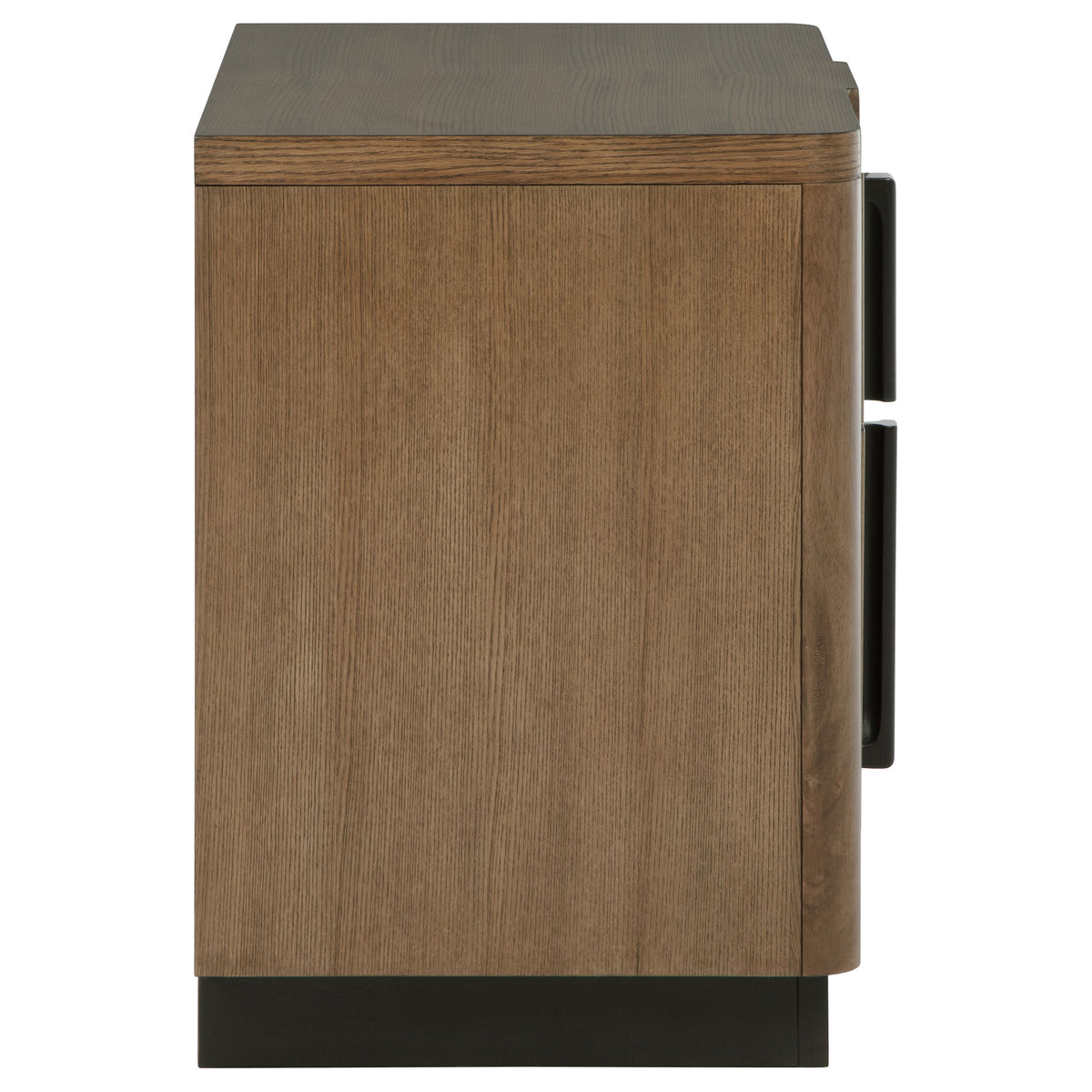 Terrace 2-drawer Nightstand Ash Brown