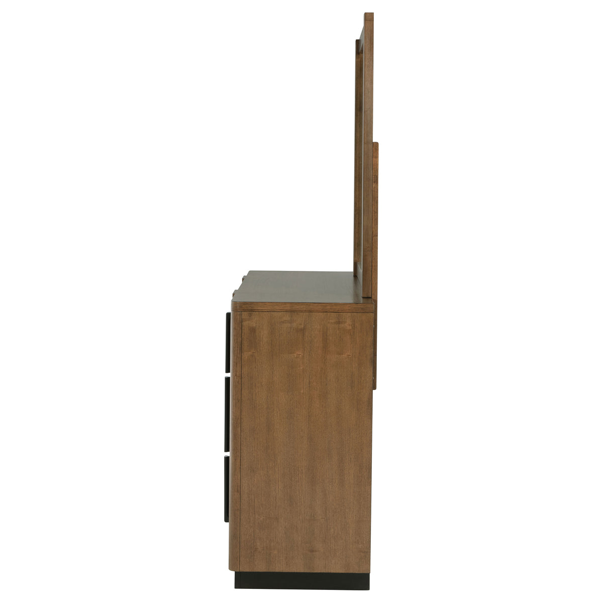 Terrace 6-drawer Dresser with Mirror Ash Brown