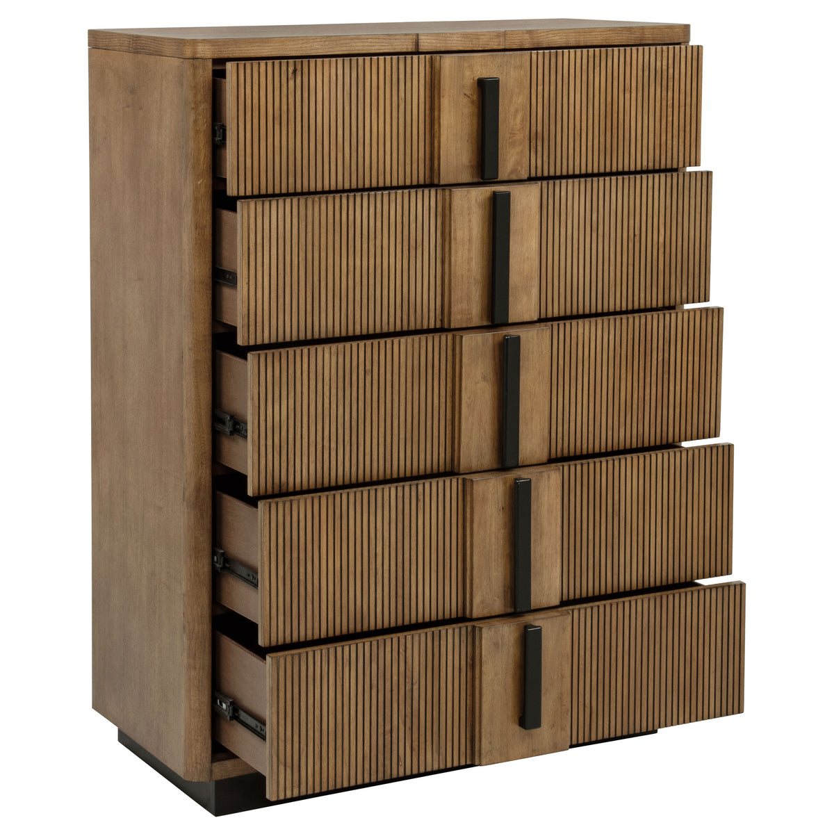 Terrace 5-drawer Bedroom Chest Ash Brown