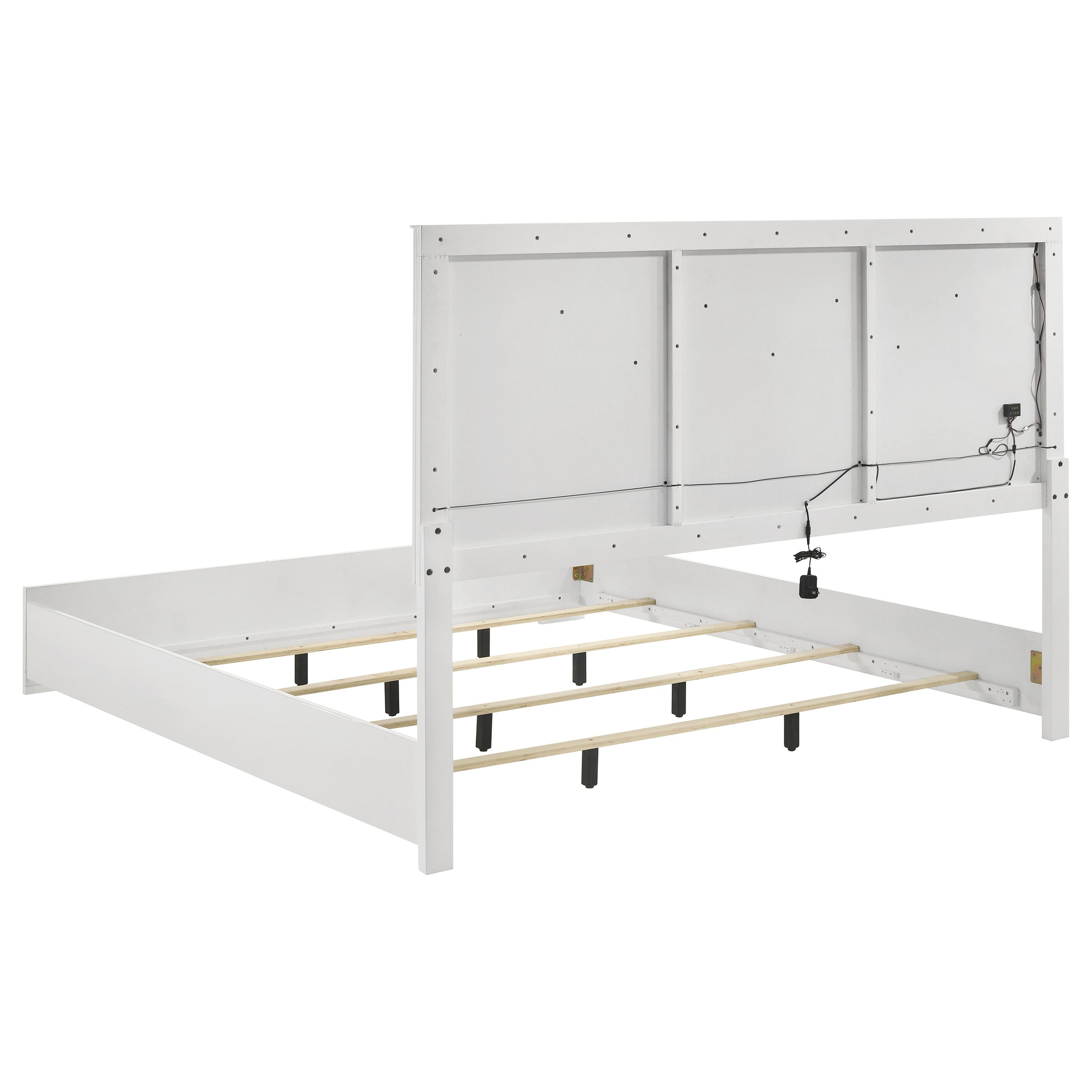 Ives Wood LED Panel Bed