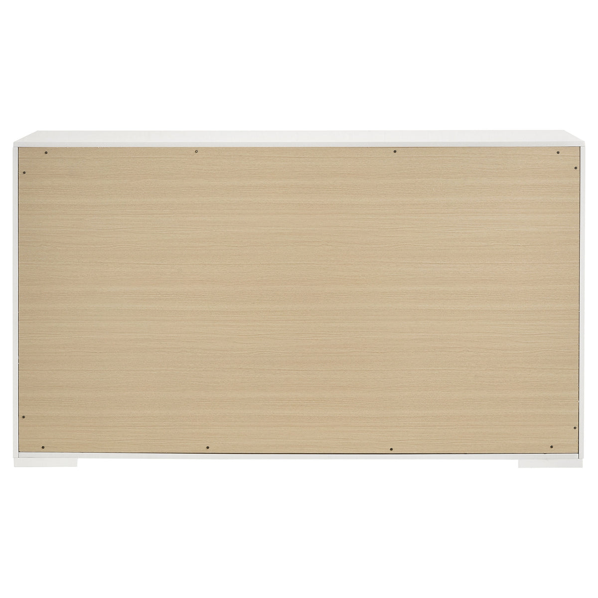 Ives 6-drawer Dresser White High Gloss