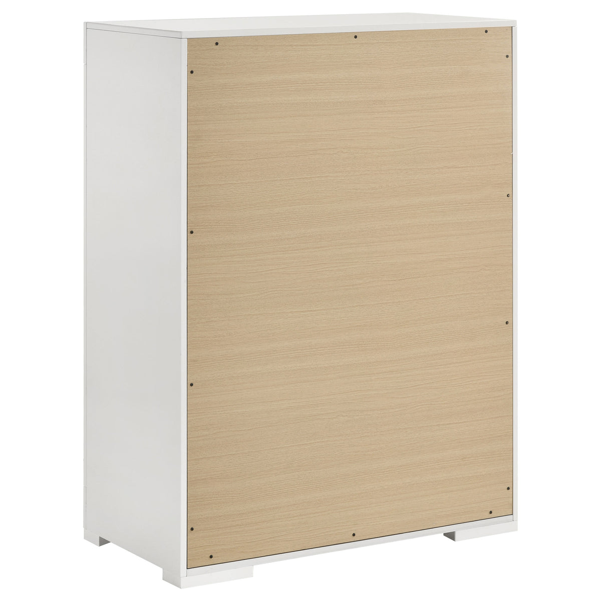 Ives 5-drawer Bedroom Chest White High Gloss