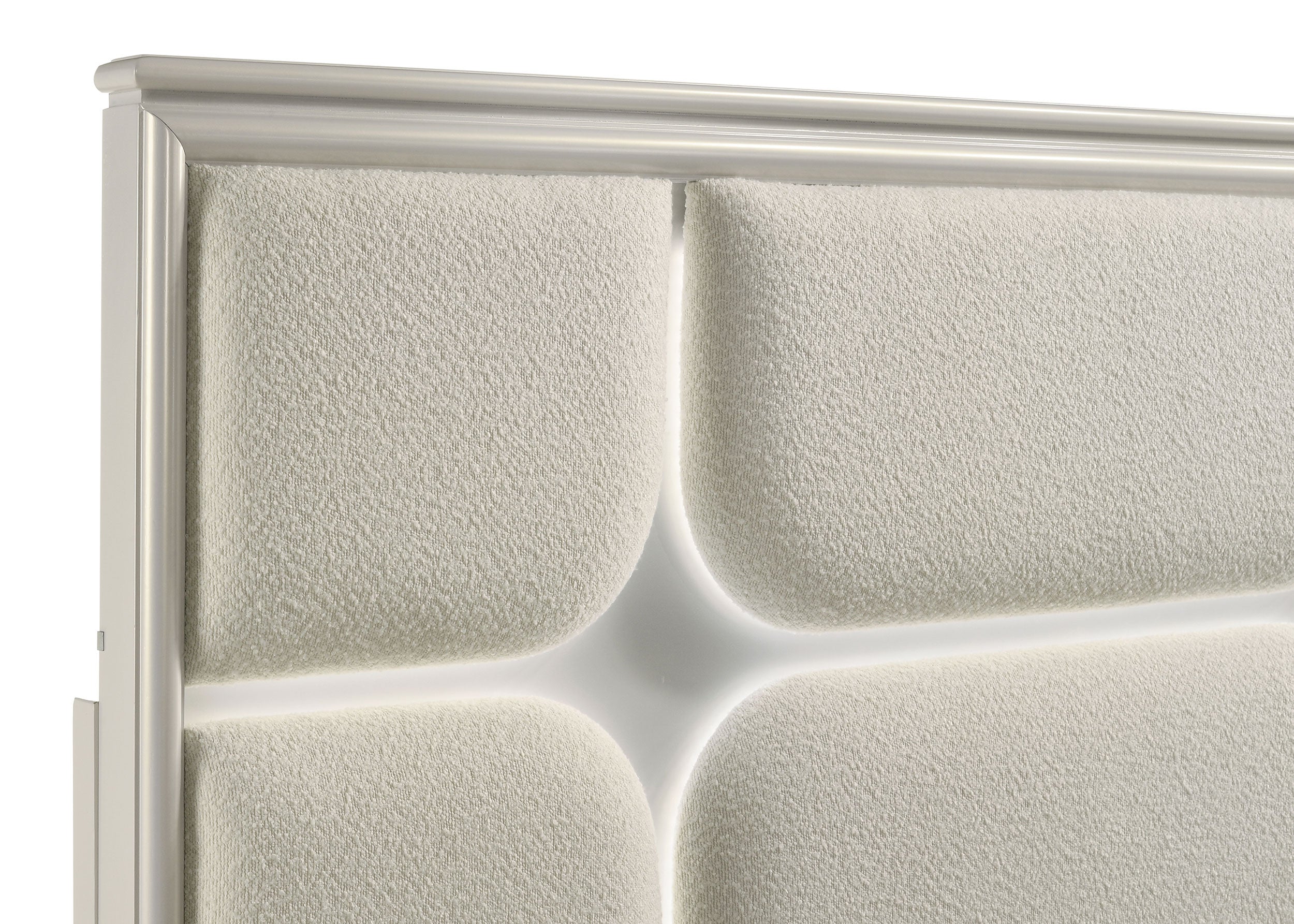 Olivia Wood LED Panel Bed